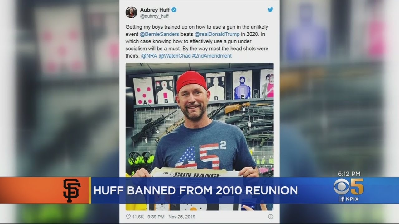 Tweets Get Giants Slugger Aubrey Huff Disinvited To 2010 World Series Reunion