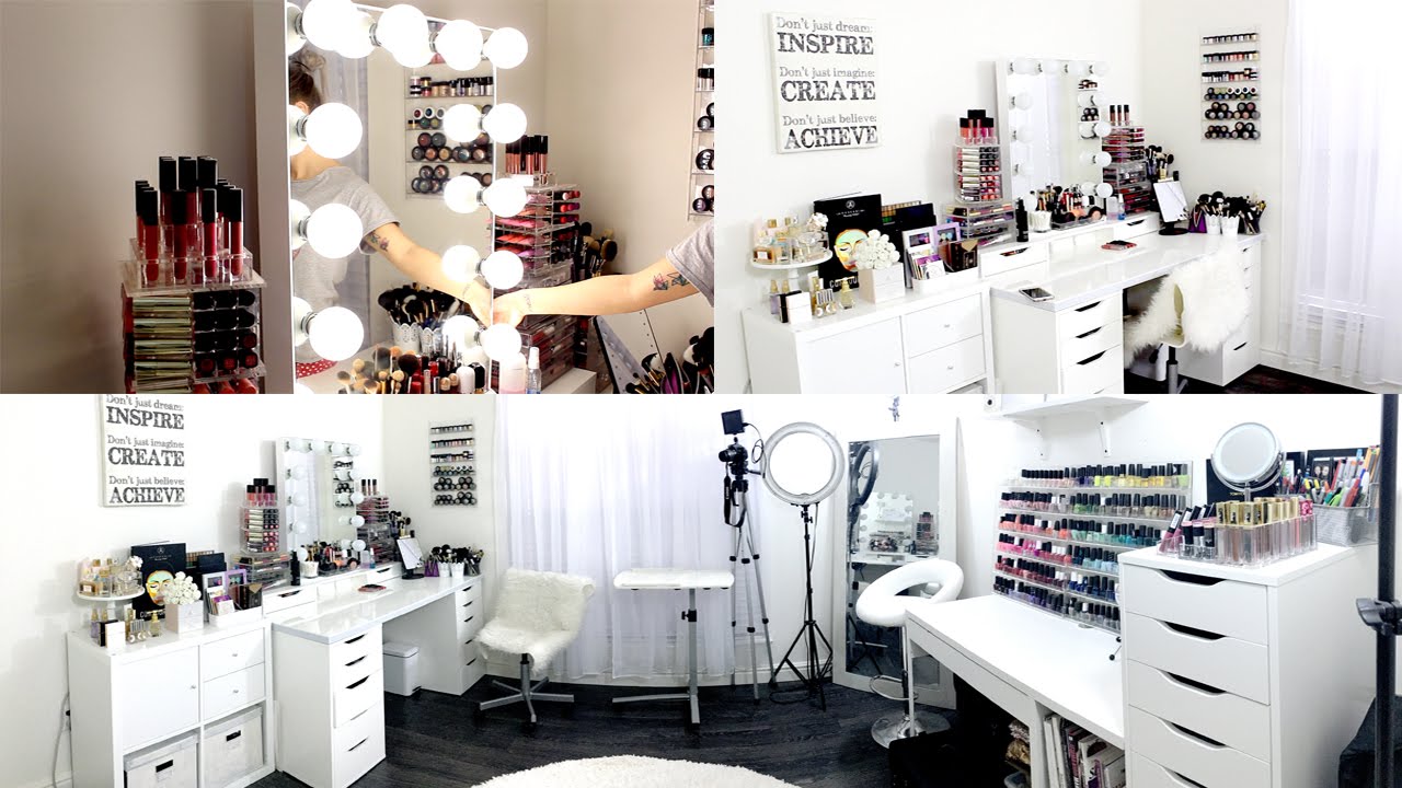 Makeup Room & Filming Set Up || EXCITING NEWS!!