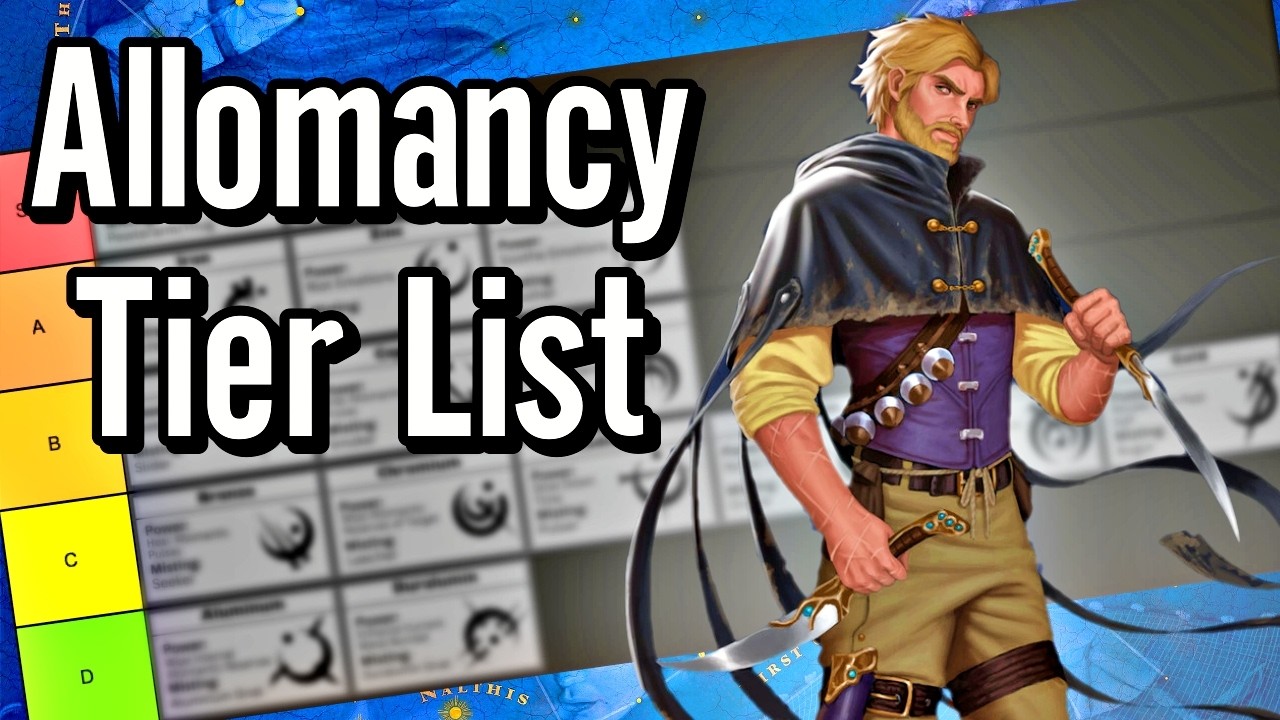Ranking the 16 Allomantic Metals
