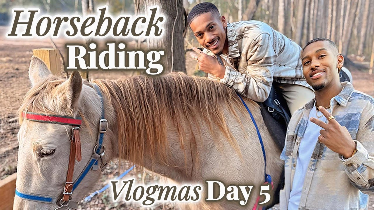 Horseback Riding for the FIRST Time… Then Laser Tag Chaos 😭🐎🔫 | Vlogmas Day 5