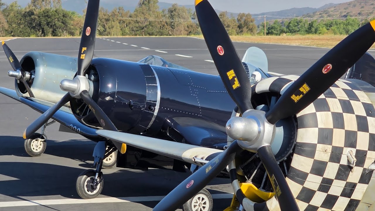 WARBIRD MADNESS! f4u's and p47 action!
