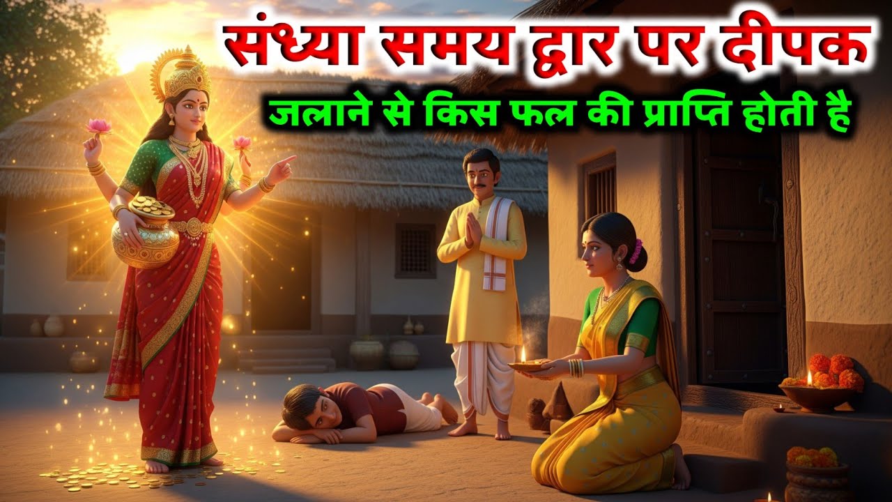 संध्या समय द्वार पर दीपक जलाने से किस फल की प्राप्ति होती है? | Maa Lakshmi 