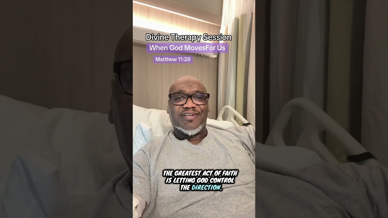 Divine Therapy Session…God is Moving While We Rest