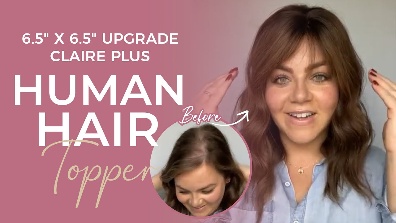 How to make your topper looks like your bio hair? | Human hair topper