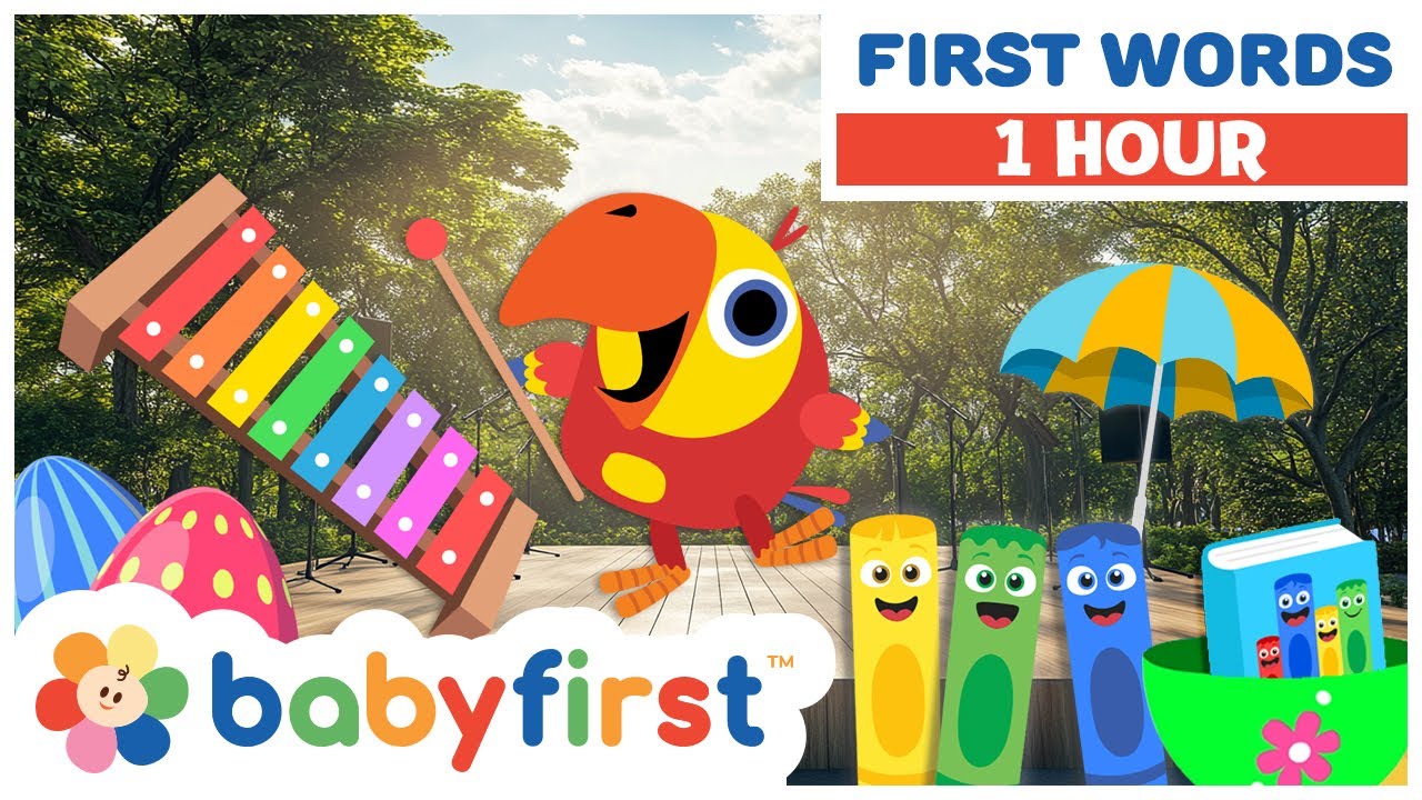 Toddler Learning Video | Larry's Surprise Eggs & Color Crew | Learn ABC's & First Words | BabyFirst