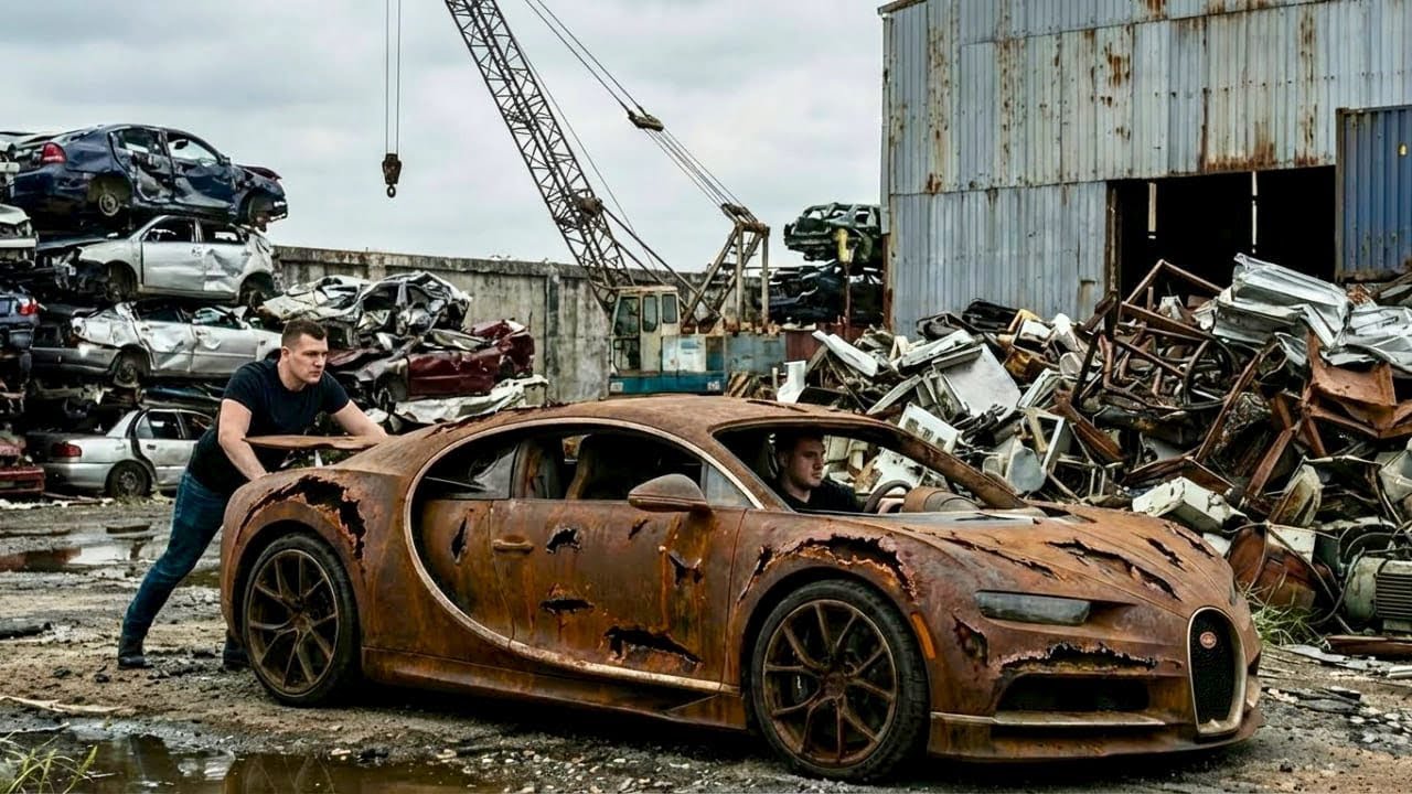 Asmr Car Restoration! Full Restoration of a Bugatti Chiron 2016 from Total Disrepair to Looking New