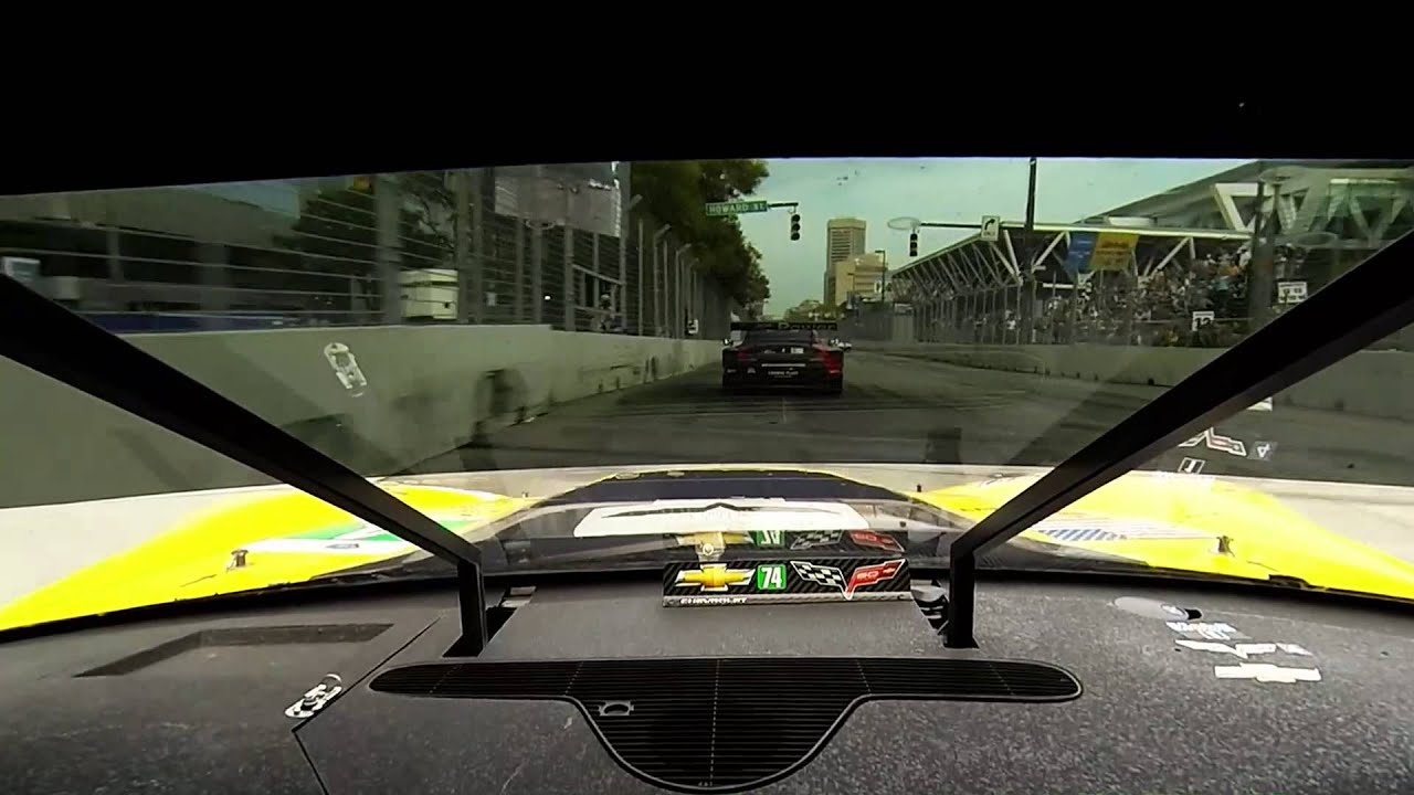 2013 Baltimore GP - Corvette Racing #4 In-Car - ALMS