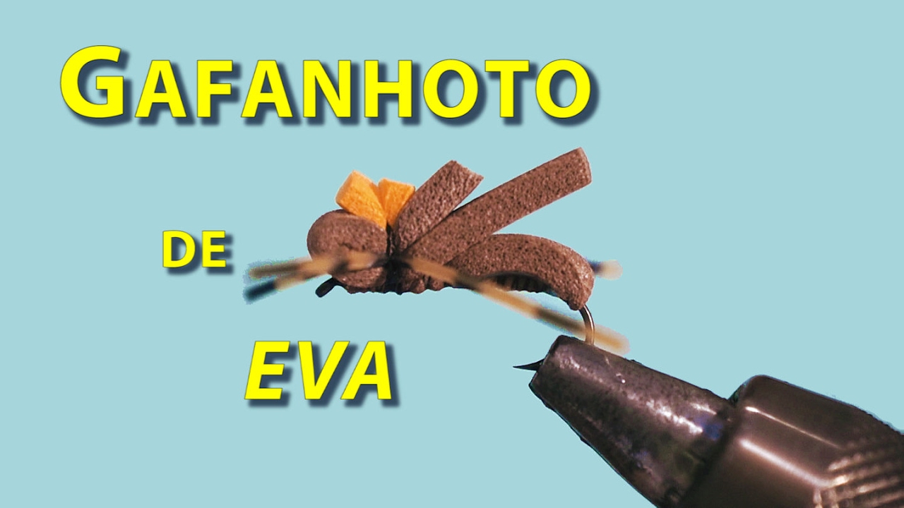 Isca de fly para matrinxãs: gafanhoto de EVA