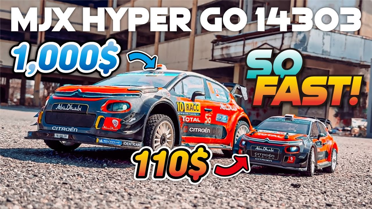 Hyper go MJX14303 & KM CITROEN C3 RALLY Bashing | Best RC Rally Cars🔥