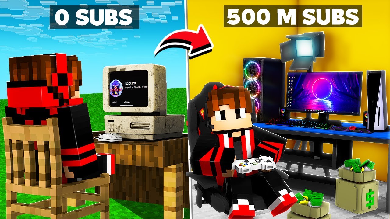 I Got 500 MILLION Subscribers In Minecraft !!!