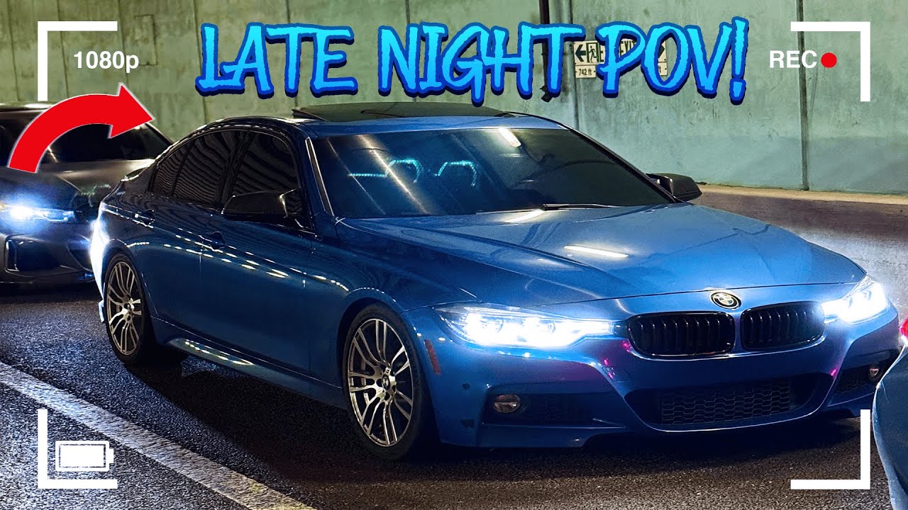 CUTTING UP IN LATE NIGHT TRAFFIC IN MY TUNED 340i