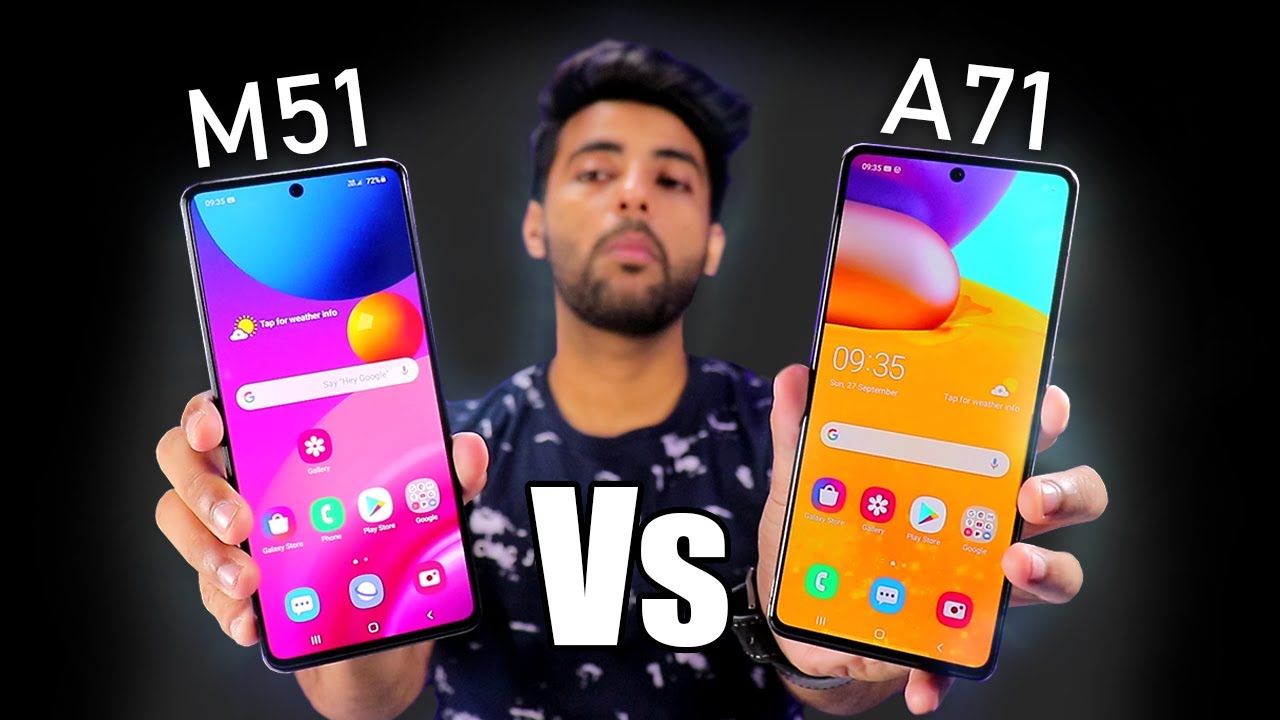 Samsung M51 Vs Samsung A71