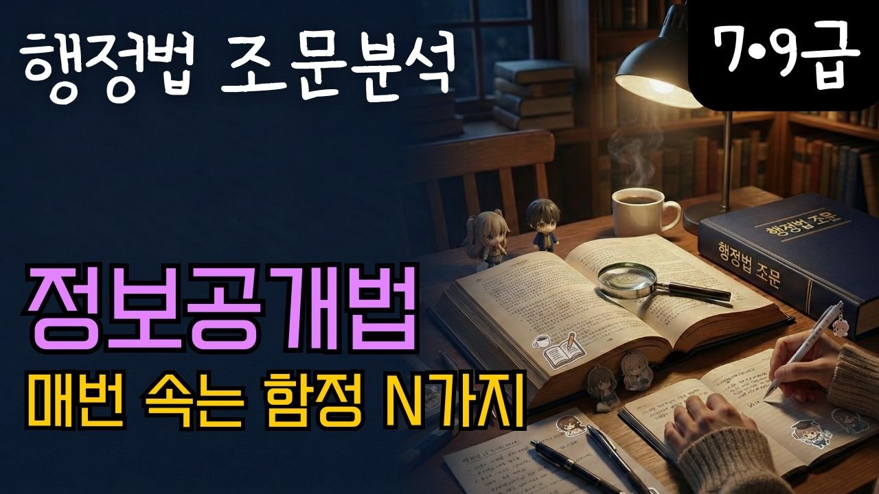 [행정법 조문특강] 3. 정보공개법
