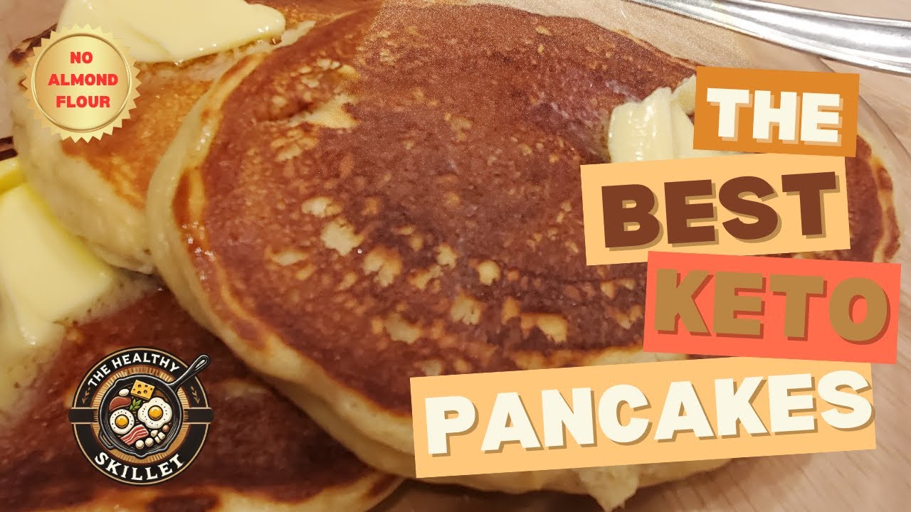 Best Fluffy Keto Pancakes - NO ALMOND FLOUR!