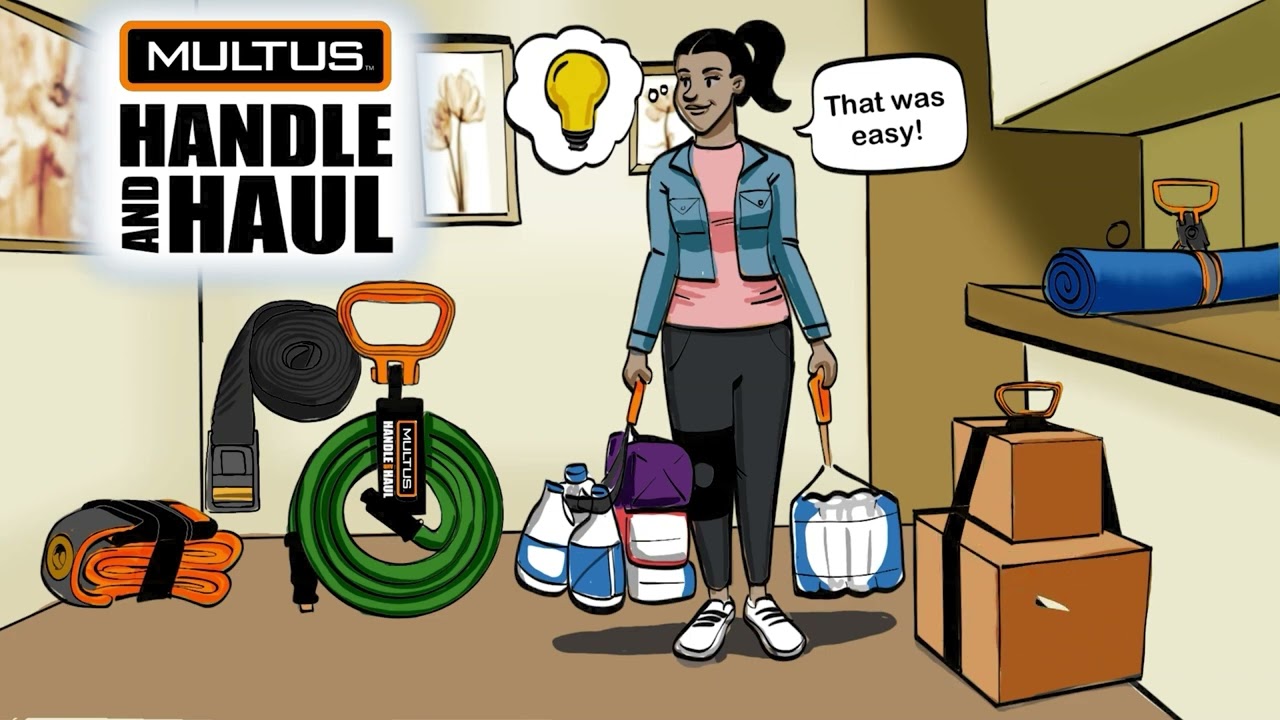 Handle and Haul Moving Straps; An innovative handle, carry and storage strap system.