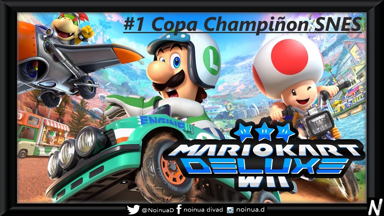Luigi Kart Deluxe #1 Copa Champiñón SNES