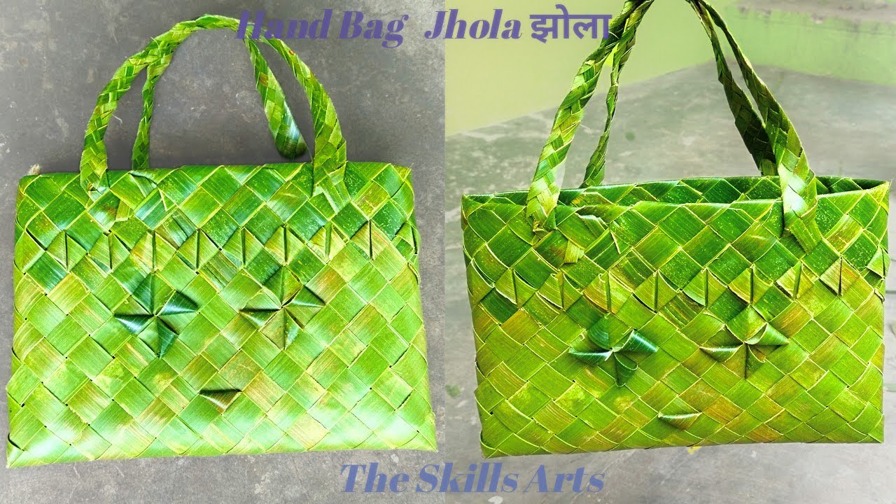 New Style Ladies Purse / Ladies Bag /Make Coconut Palm Leaf Bag / बटुआ/பணப்பை Ladies Makeup Purse