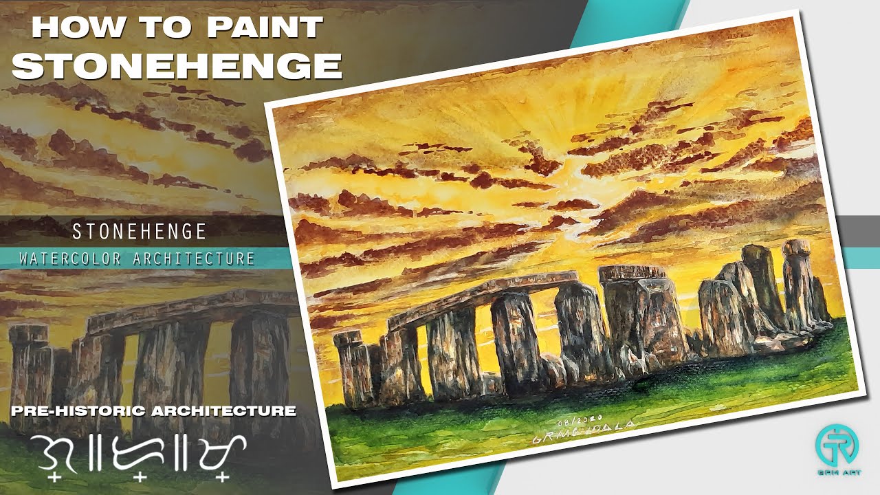 Prehistoric Architecture Series #1 | Stonehenge | step by step tutorial