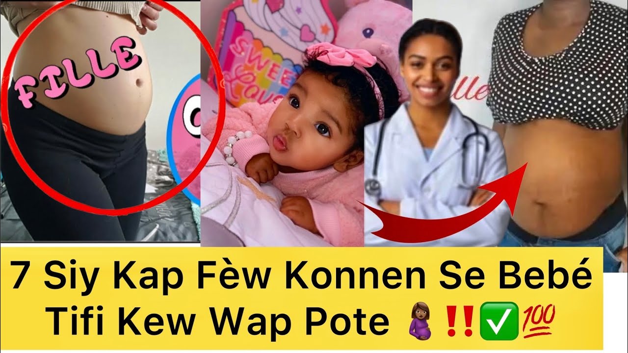 Fanm Ansent 7 Siy Kap Fèw Konnen Se Yo n Tifi Ke Wap Pote 🤰🏽😱👧🏽💕🌸💯👇🏾👇🏾