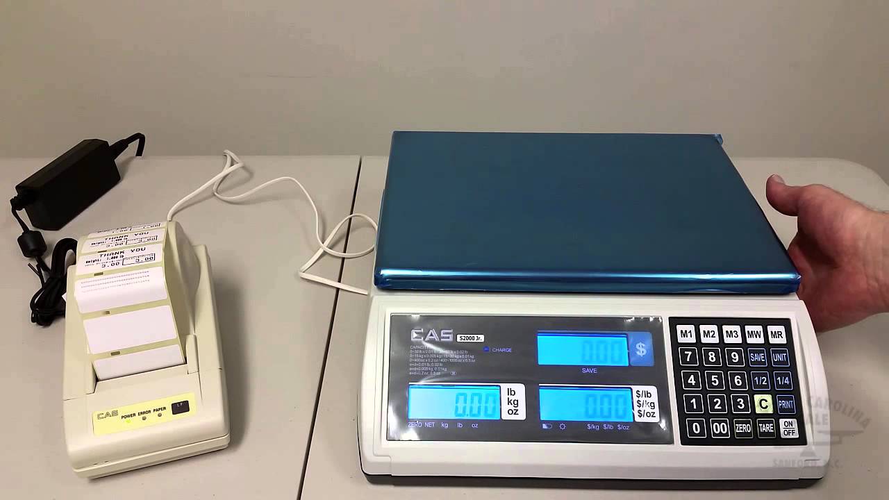 How To Connect the CAS S2000JR Price Computing Scale to DLP-50 Label Printer