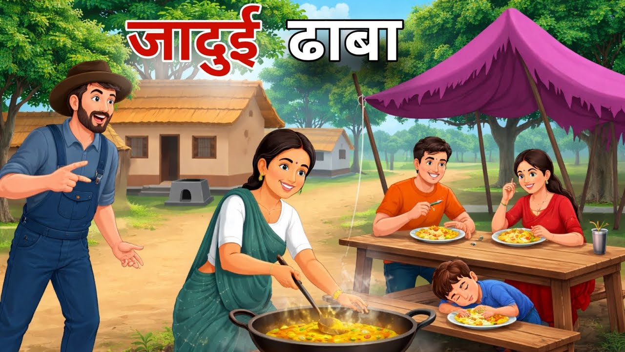 जादुई ढाबा। jadui dhaba। hindi moral story 
