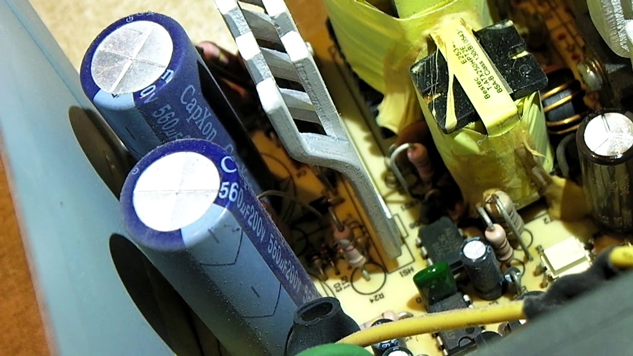 Part 1 - Looking inside a failed (exploded) Bestec ATX-300-12E Power Supply