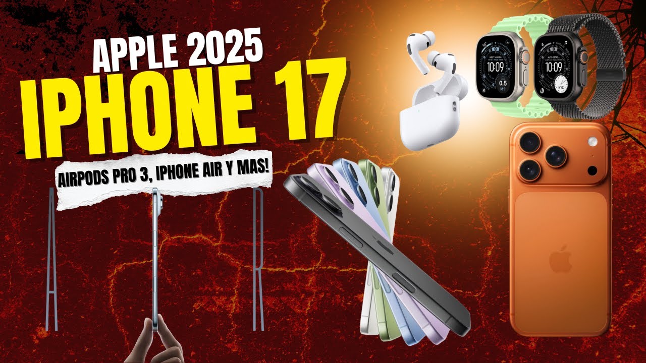 Apple 2025 iPhone Air, AirPods Pro 3, iPhone 17 Pro y Mas #apple #iPhone #technology #tecnologia