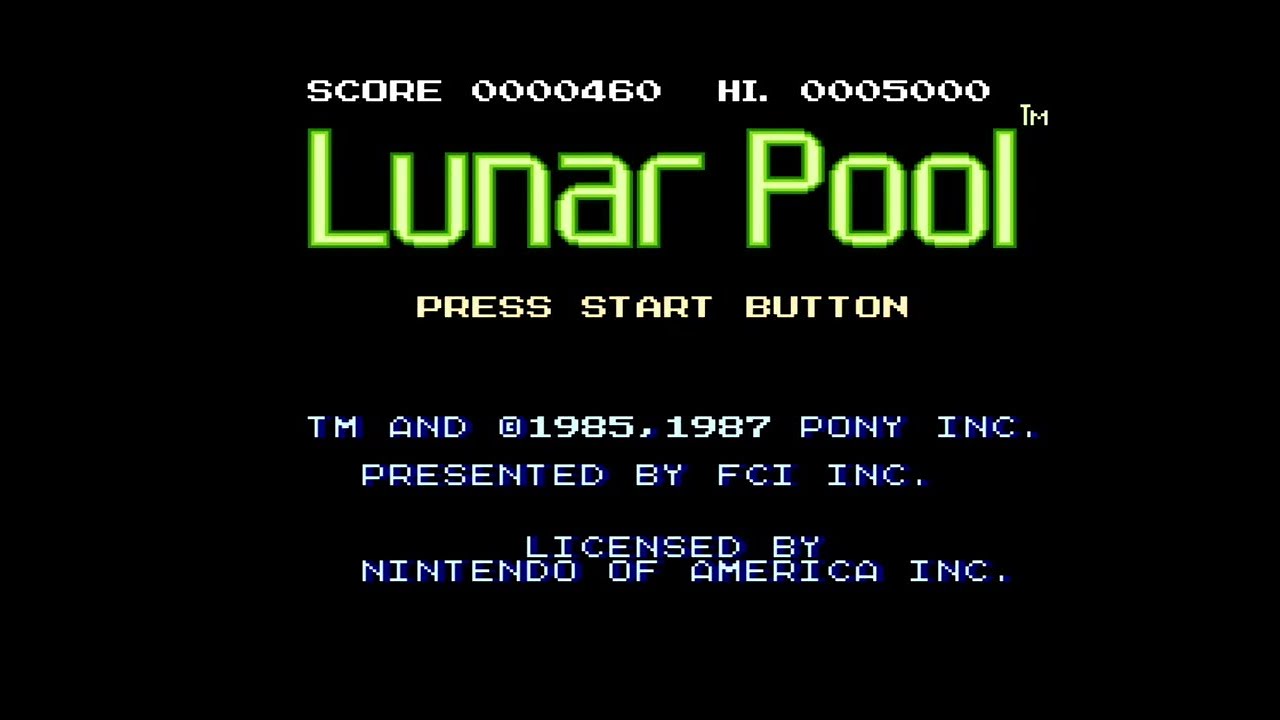 Lunar Pool - Take On The NES Library #180