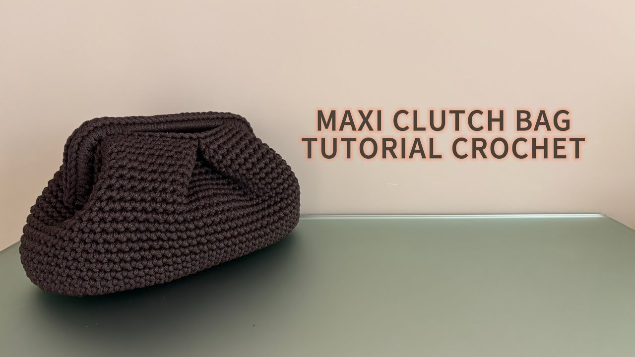 KIT MAXI CLUTCH BAG CROCHET UNCINETTO