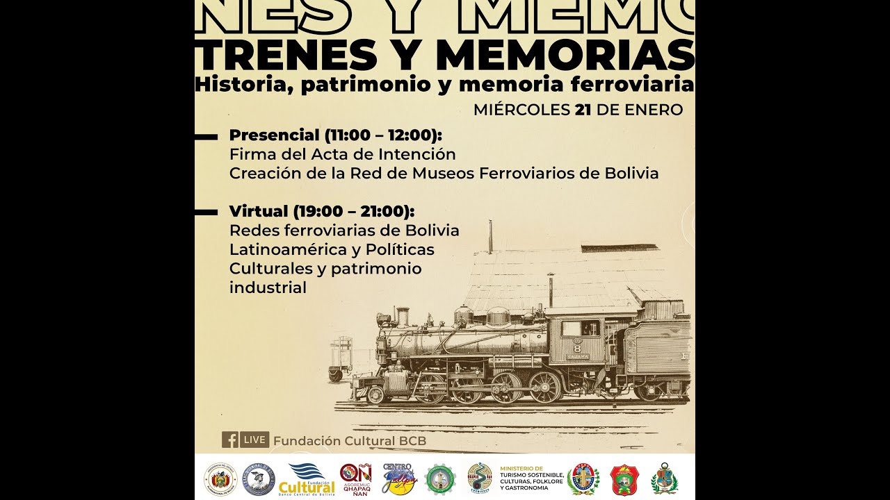 5to día CONVERSATORIO INTERNACIONAL VIRTUAL FERROVIARIA “Trenes y Memorias” RED FERROVIARIA 21ene26