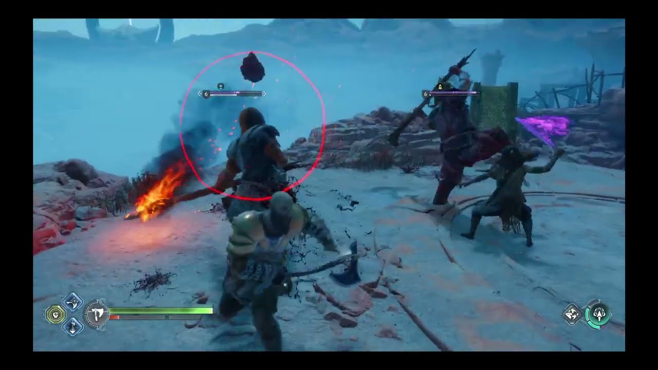 God of War Ragnarök Realm Tear Battle Forbidden sands Alfheim(Combat ORDER)
