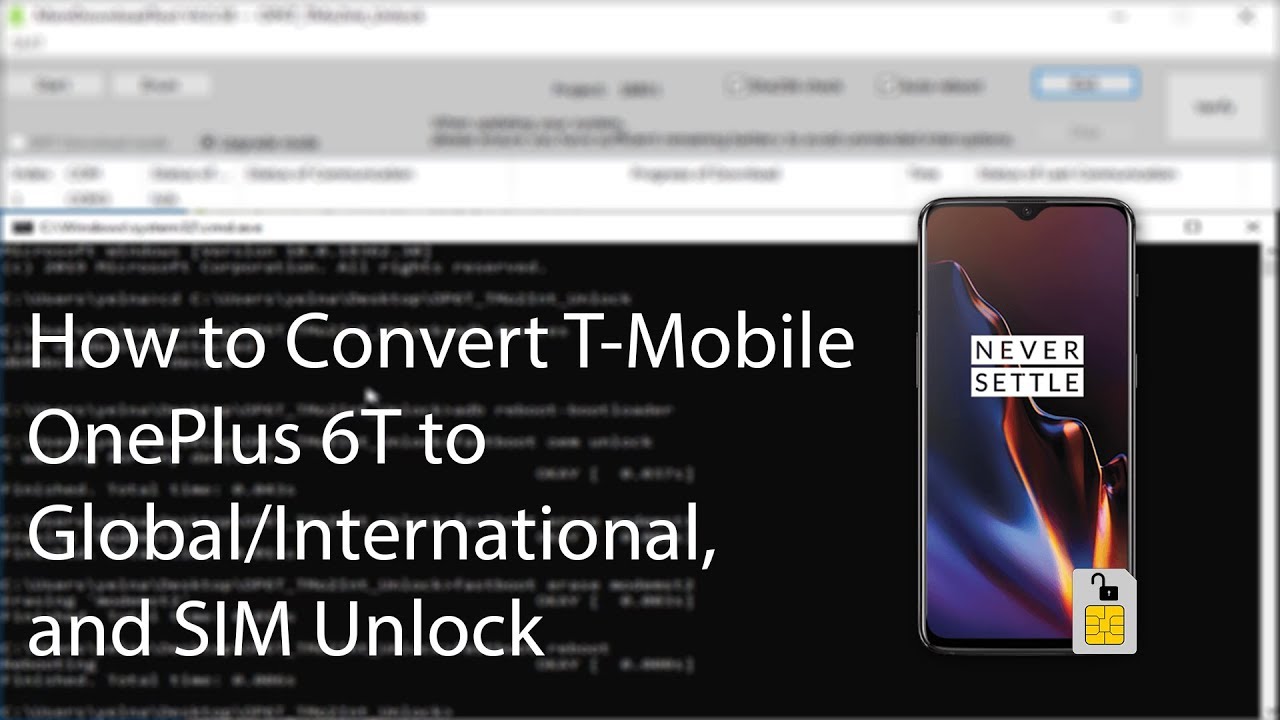 How to Convert T-Mobile OnePlus 6T to Global/International and SIM Unlock