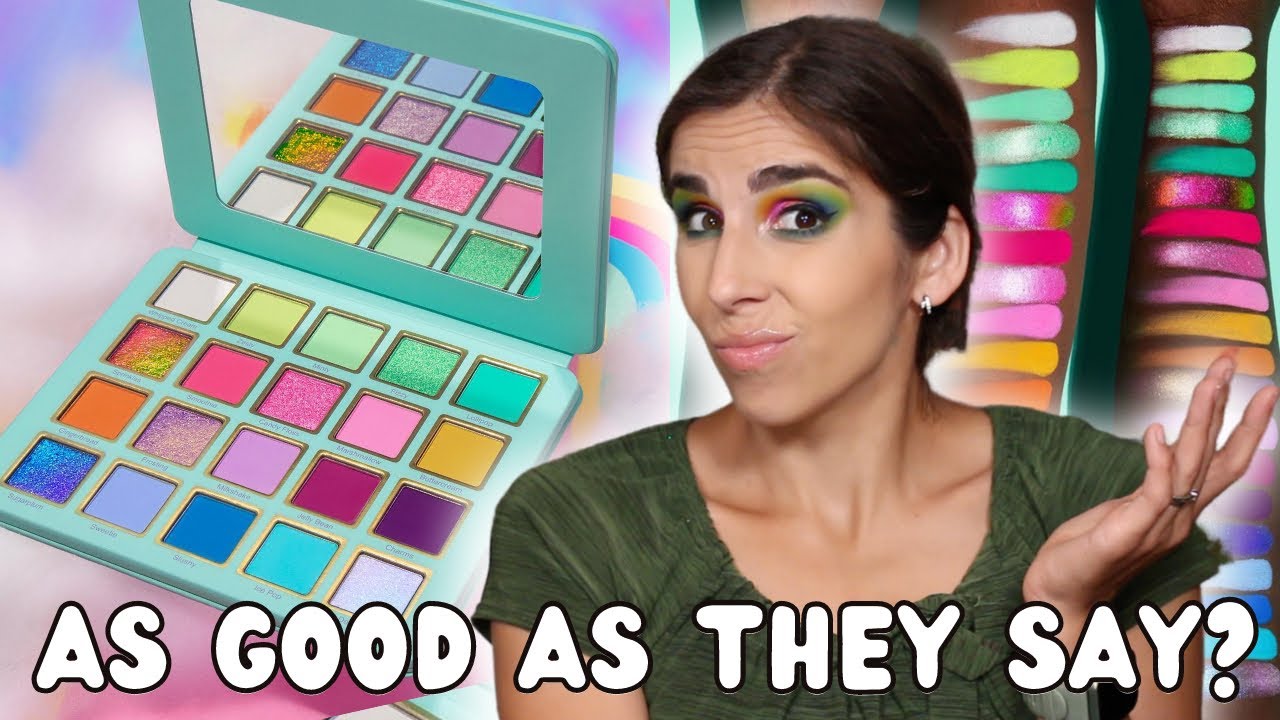 FALSE ADVERTISING OR OUT OF THIS WORLD QUALITY?? | Cosmic Brushes Delicious Delights Palette GRWM