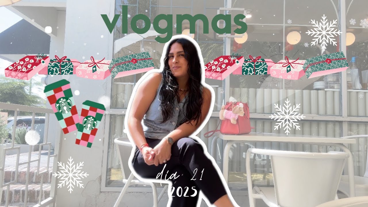 vlogmas🎄 (día 21) en busca de un escritorio, bebida navideña y regalitos ♡ Isa