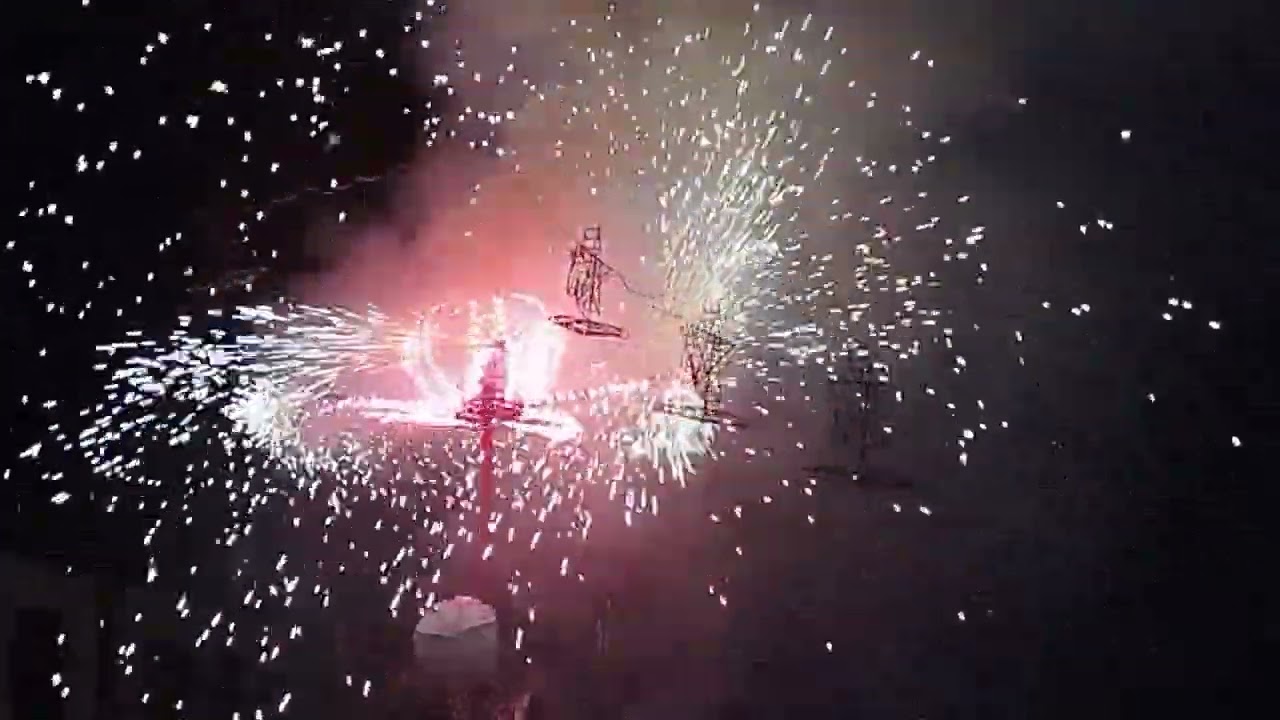 Castillo pirotecnico en la basílica de Zapopan 18/12/24