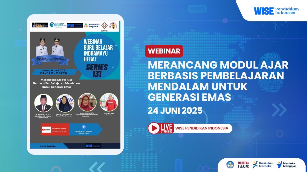 Merancang Modul Ajar Berbasis Pembelajaran Mendalam untuk Generasi Emas