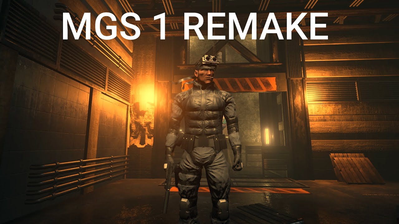 Metal Gear Solid 1 Remake HD Unreal Engine 4 - Shadow Moses Remake