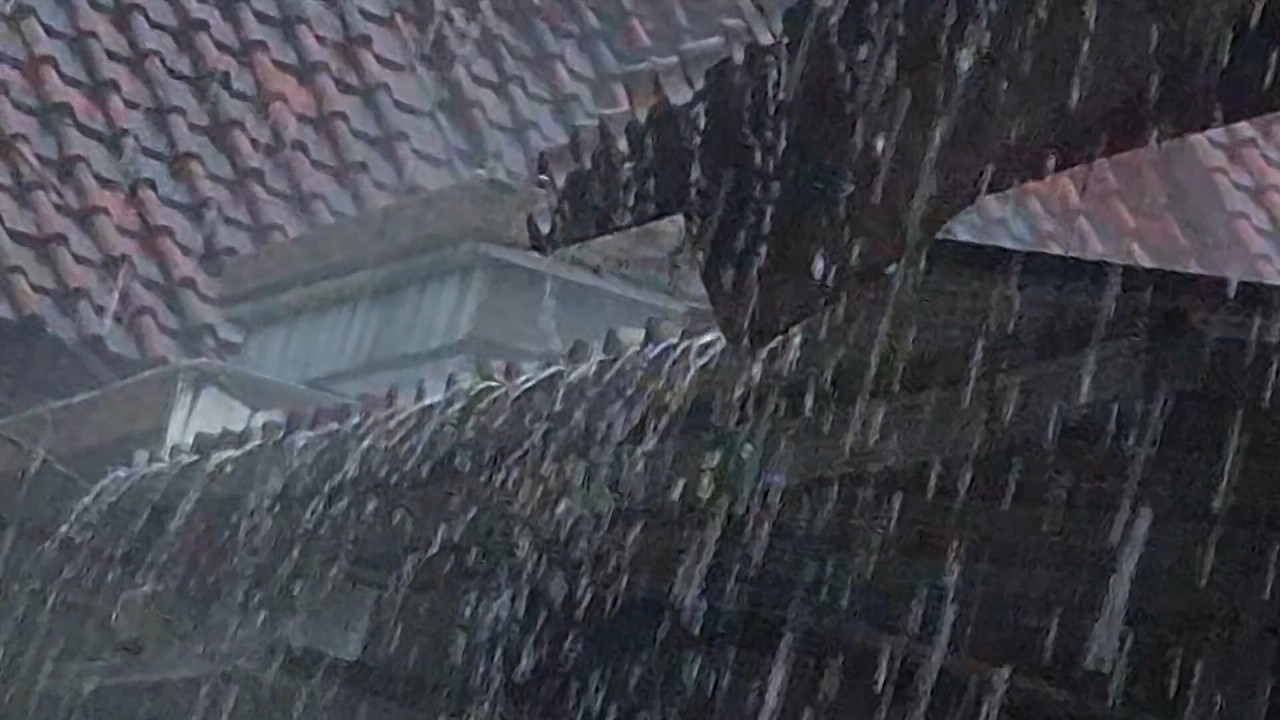 Звуки дождя для сна 🌧️ Сильный дождь на крыше — Белый шум для глубокого сна