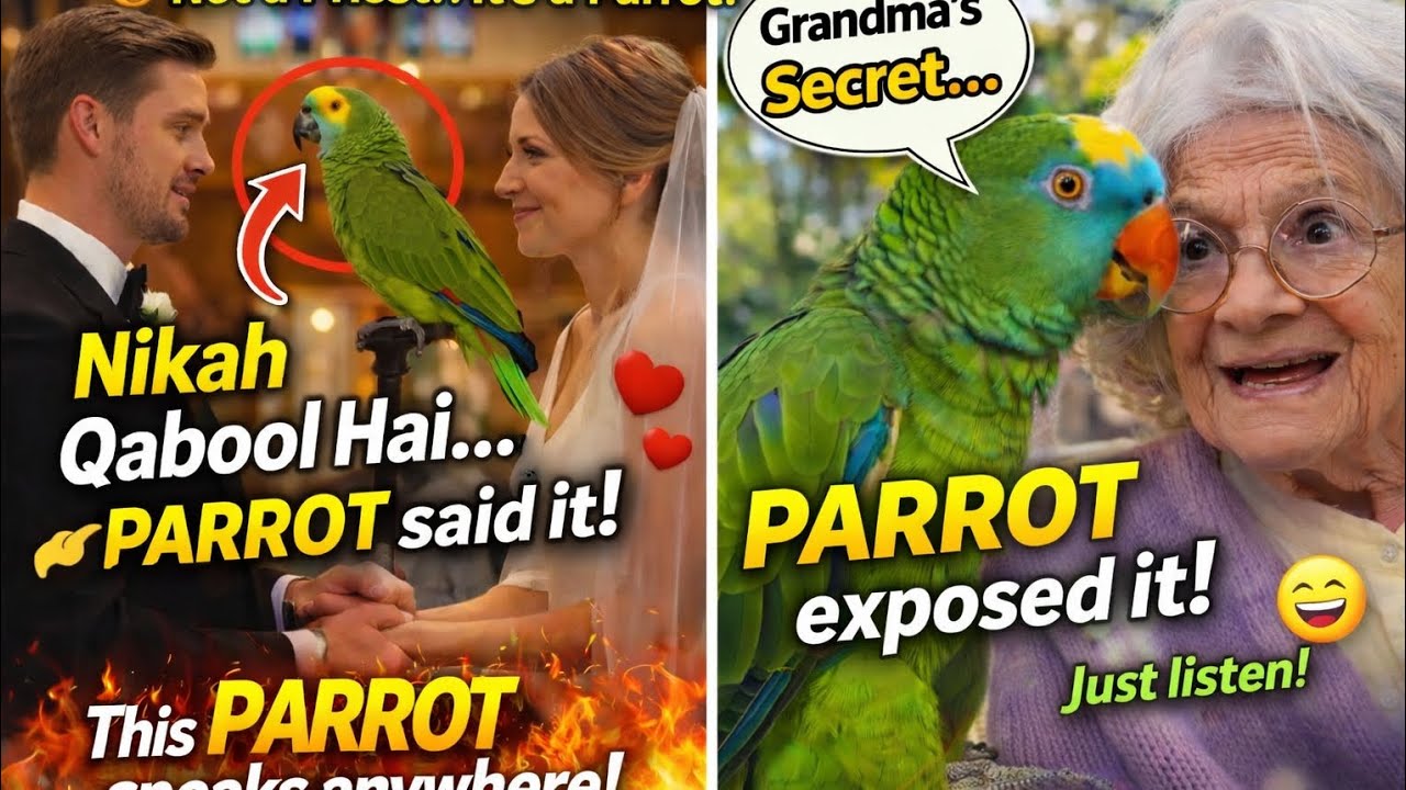 This Parrot Speaks Everywhere 😂 | Wedding & Grandma Secret