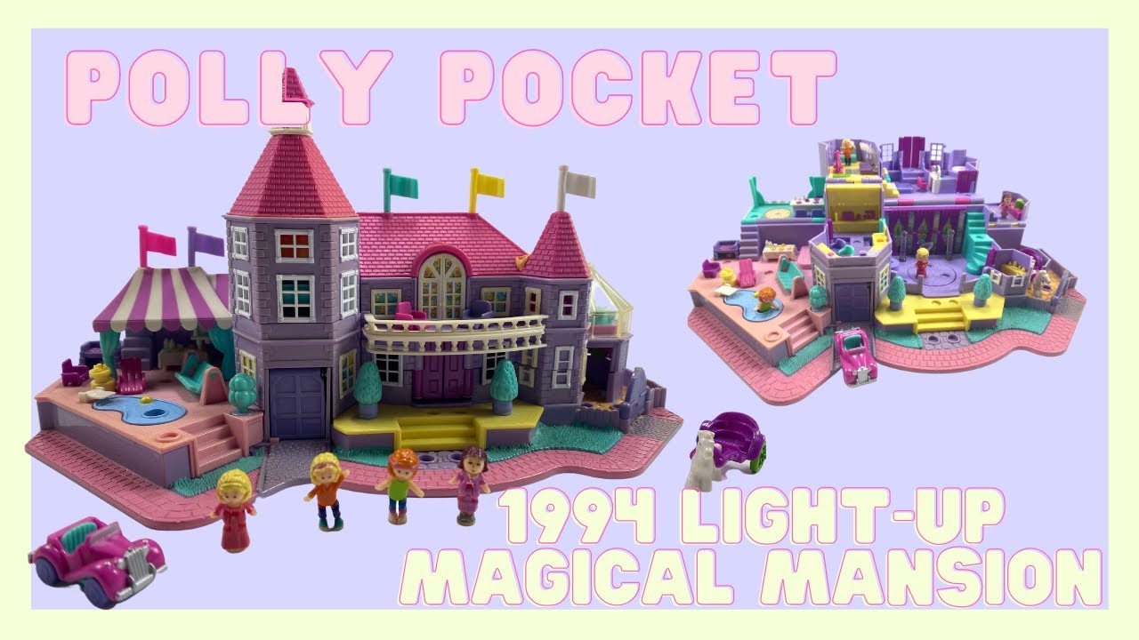 ИГРУШЕЧНЫЙ ТУР: 1994 Light-Up Magical Mansion (Pollyville) | Винтажная коллекция Polly Pocket