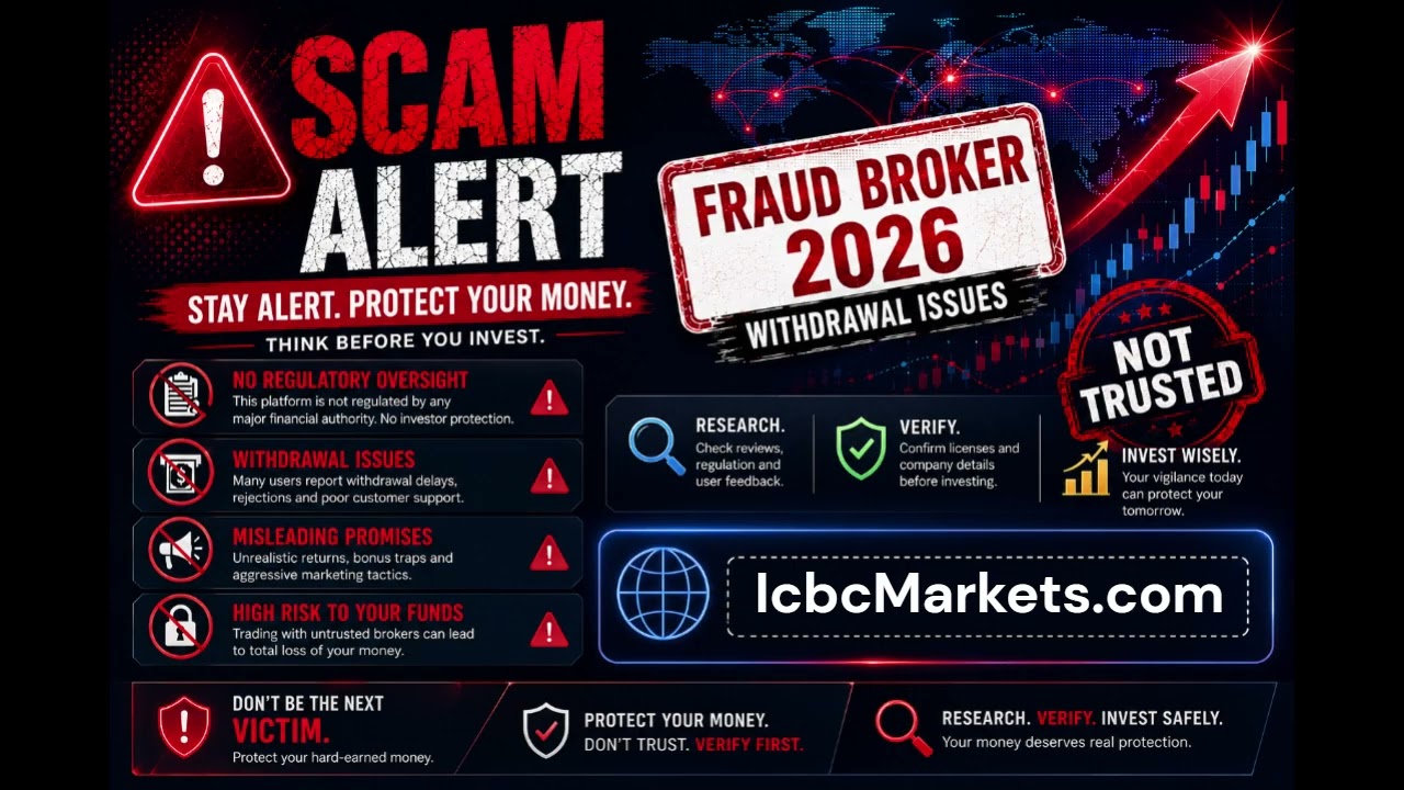 IcbcMarkets Review 2026 | Scam or Legit? Withdrawal Problems & Complaints
