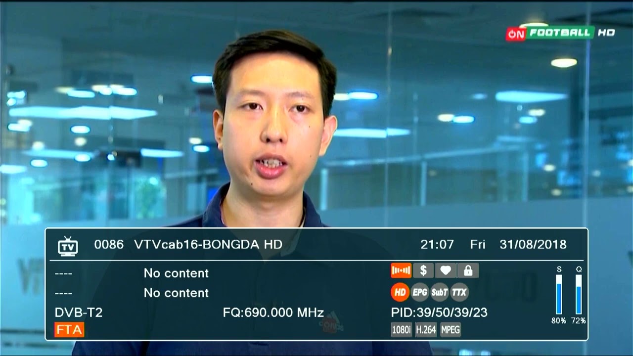 Test GTMedia V8 UHD (VTVCab DVBT2c/Digital Hanoi)