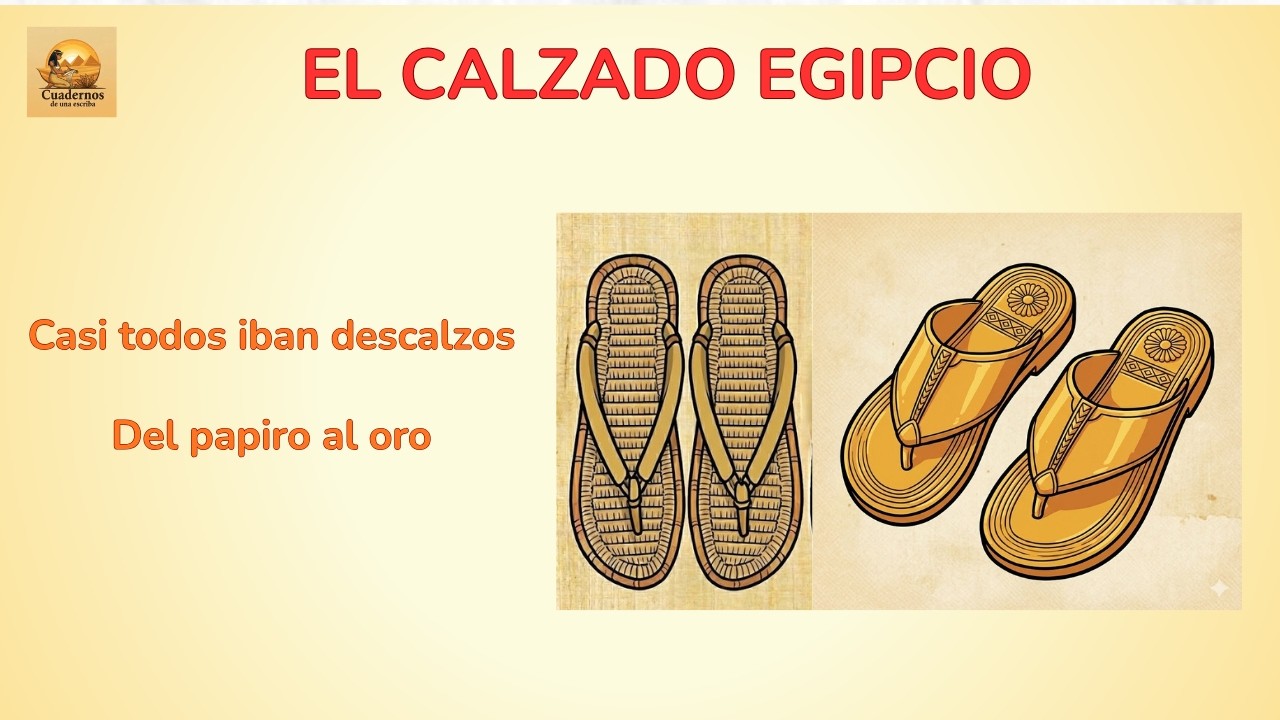 ¿Cómo era el calzado en el Antiguo Egipto?