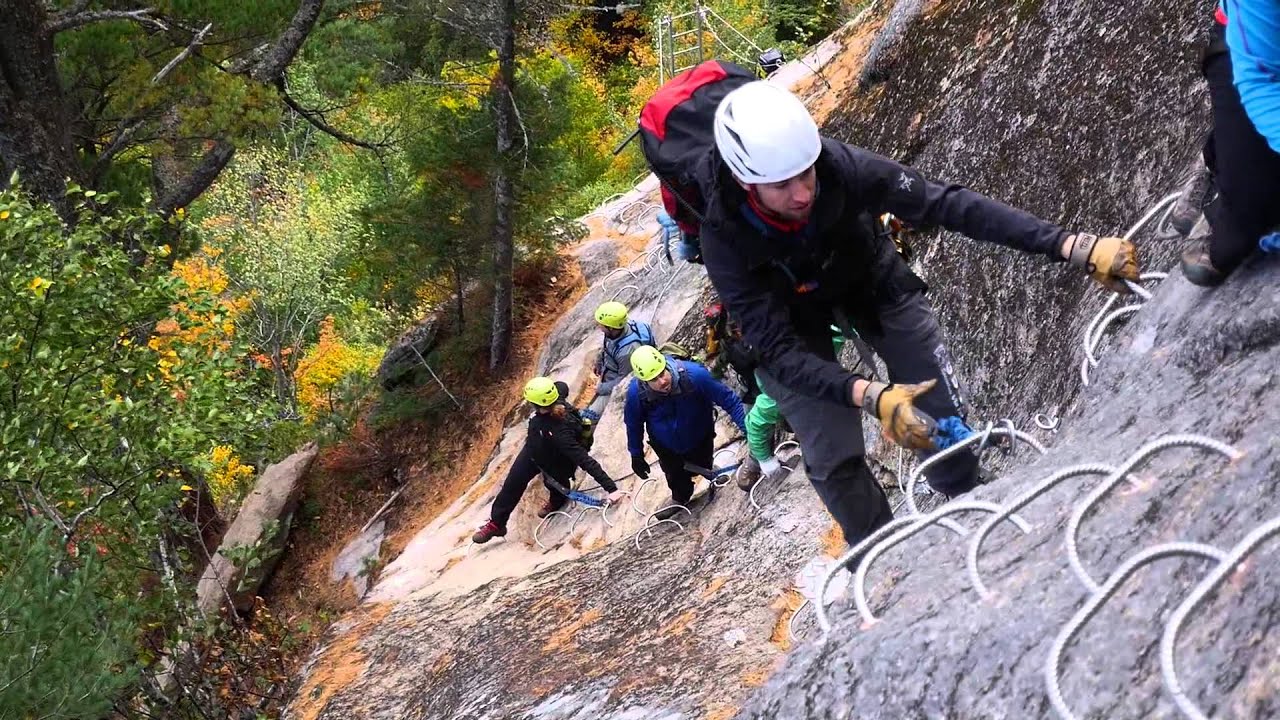 Via ferrata - Parc national du Fjord du Saguenay