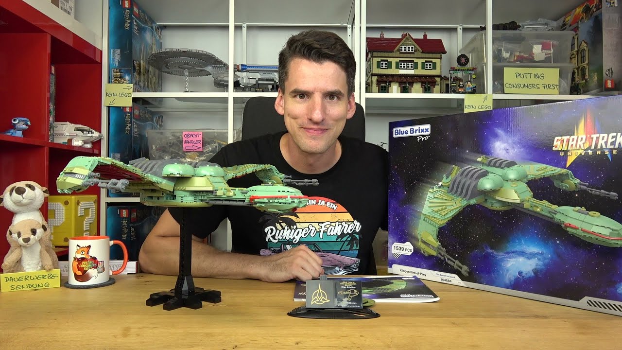 Toller Vogel für 100€ startet die zweite Welle der Star Trek-Sets! BlueBrixx® Klingon Bird-of-Prey