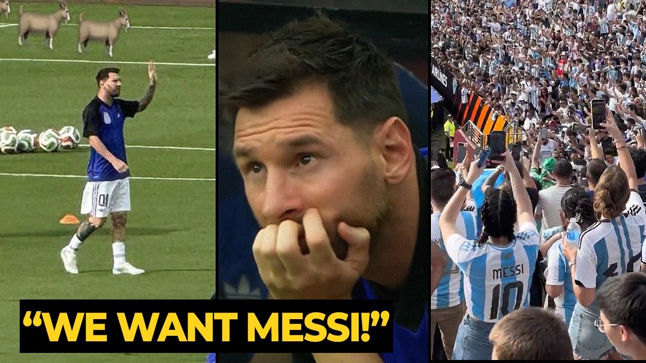 102K crowd erupts in Messi chants during Argentina vs Honduras