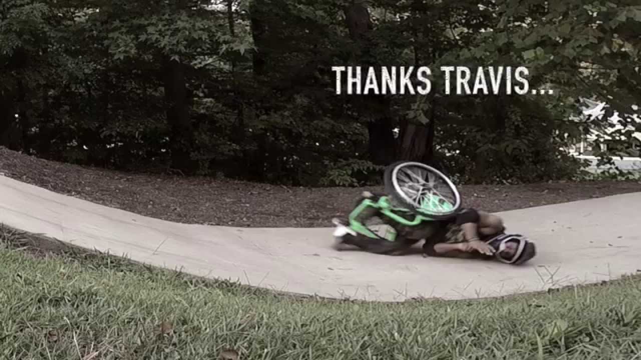 Aaron Wheelz - WCMX - Wheelchair Tramp Frontflip