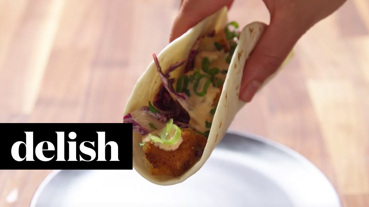 How To Make Sweet Chili Chicken Tacos | Delish