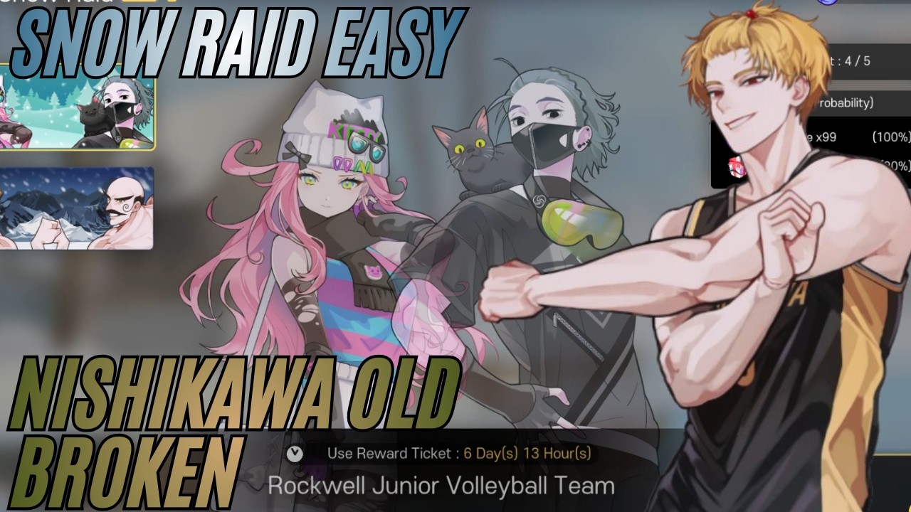 SNOW RAID 1 WITH NISHIKAWA BASE | THE SPIKE CROSS