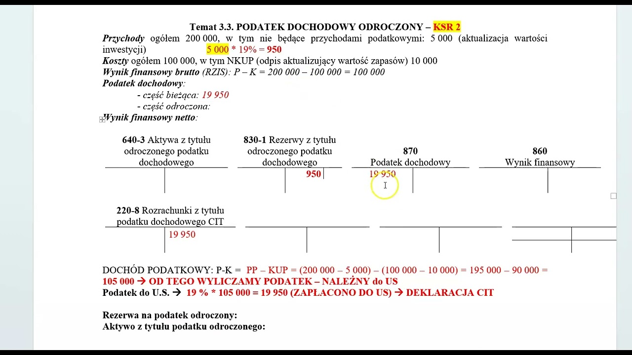 Odcinek 6. O co chodzi z odroczonym podatkiem dochodowym